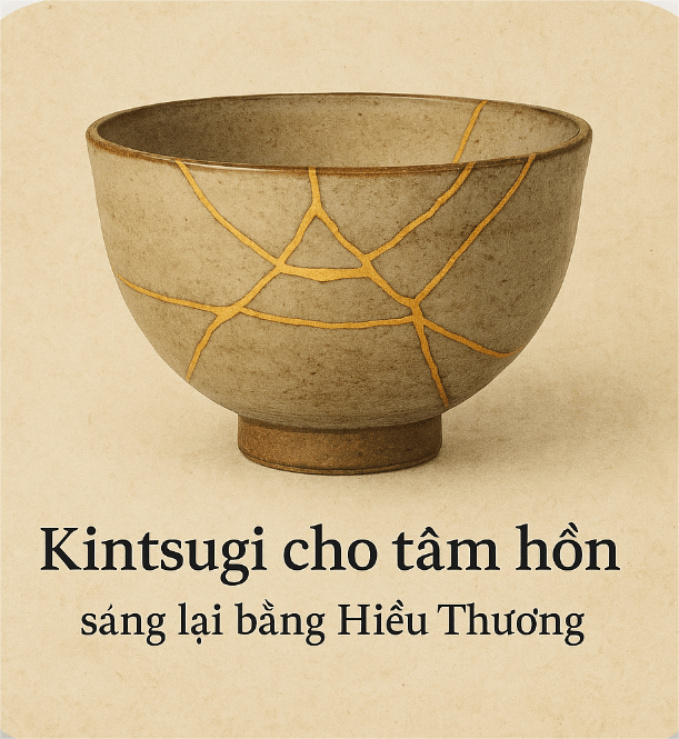  Kintsugi cho tâm hồn – nghệ thuật vá lành bằng Hiểu và&nbsp;Thương