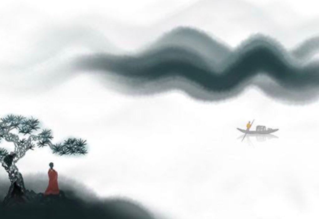 Tự sự: “ Pháp là bè trợ nghịch dòng/ Thấy sâu, chèo thuận: buông mong, thoát bờ”